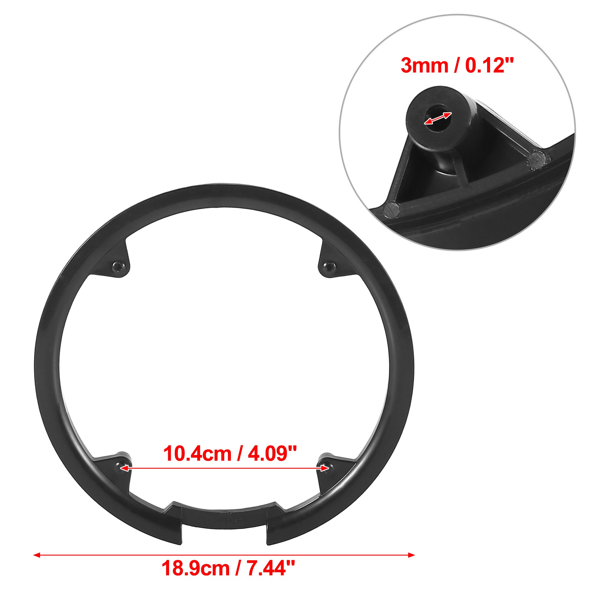 Uxcell-Juego de bielas para bicicleta, Protector de rueda de cadena de manivela, cubierta de anillo, protección protector bielas mtb 40T42T 46T 48T 52T4/5 agujeros: Azul