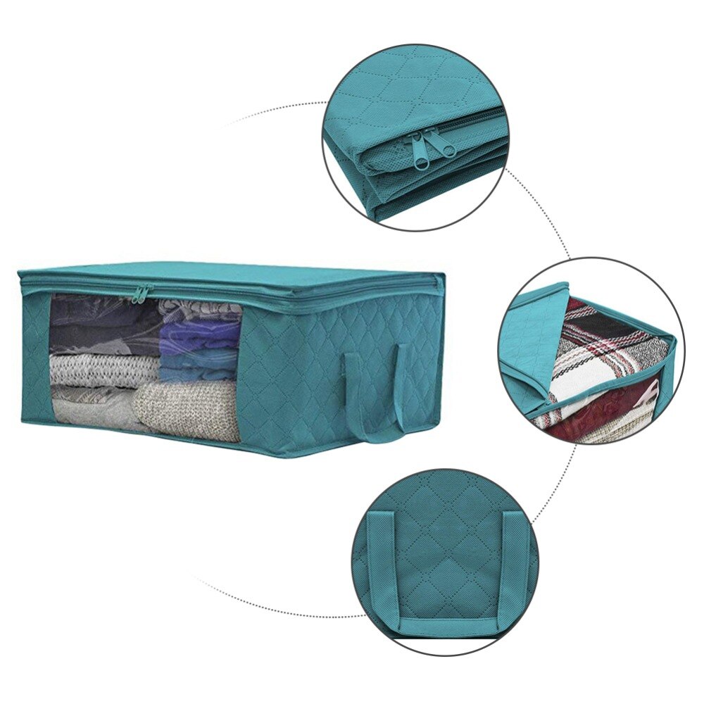 3 stk foldbar tøjorganisator ryddelig pose kuffert hjem ikke-vævet undertøj organisator opbevaringsbeholder taske organisator ropa