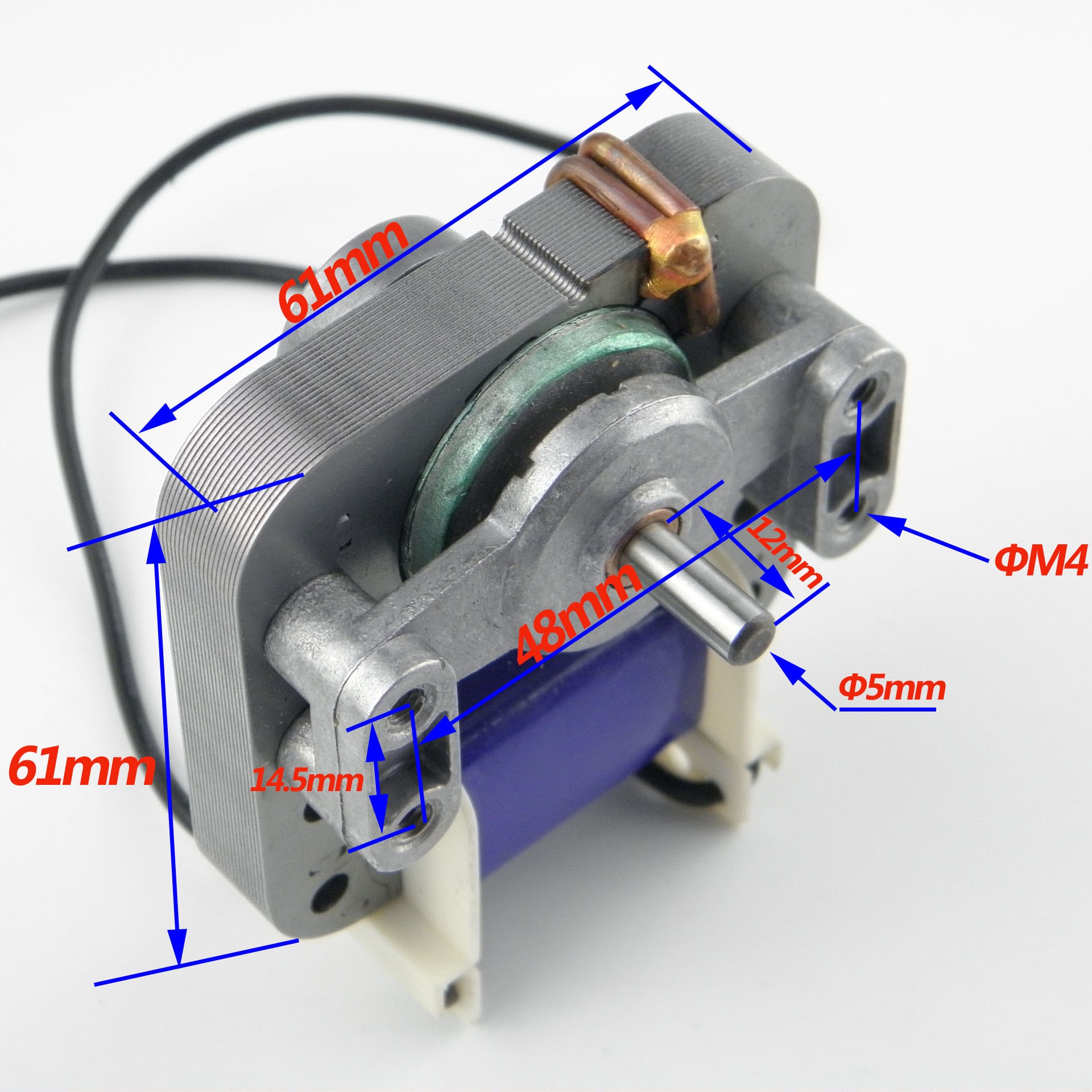 Chancs 220v ac skygge polet motor 2700 rpm i mikrobølgeovn, kjøleskap, ventilasjonsvifte asynkronmotor lavt støynivå