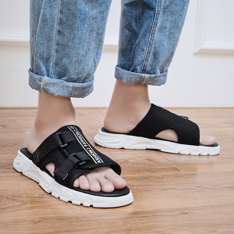 Cyytl tendência sola grossa casa chinelos plataforma sapatos lisos antiderrapantes sala de estar interior homem slides sólida mulher chinelos chanclas