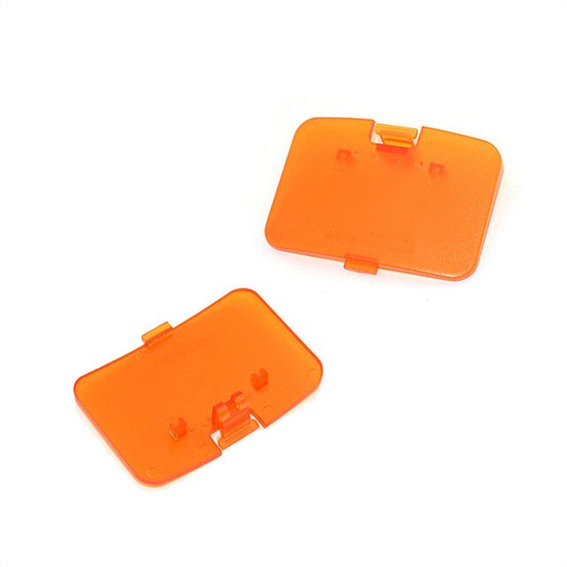Jumper Pak Pack de expansión de memoria de reparación de 1 pieza, tapa de puerta, pieza para Nintendo 64 N64, repuesto Jumper Pak, expansión de memoria: Transparent orange