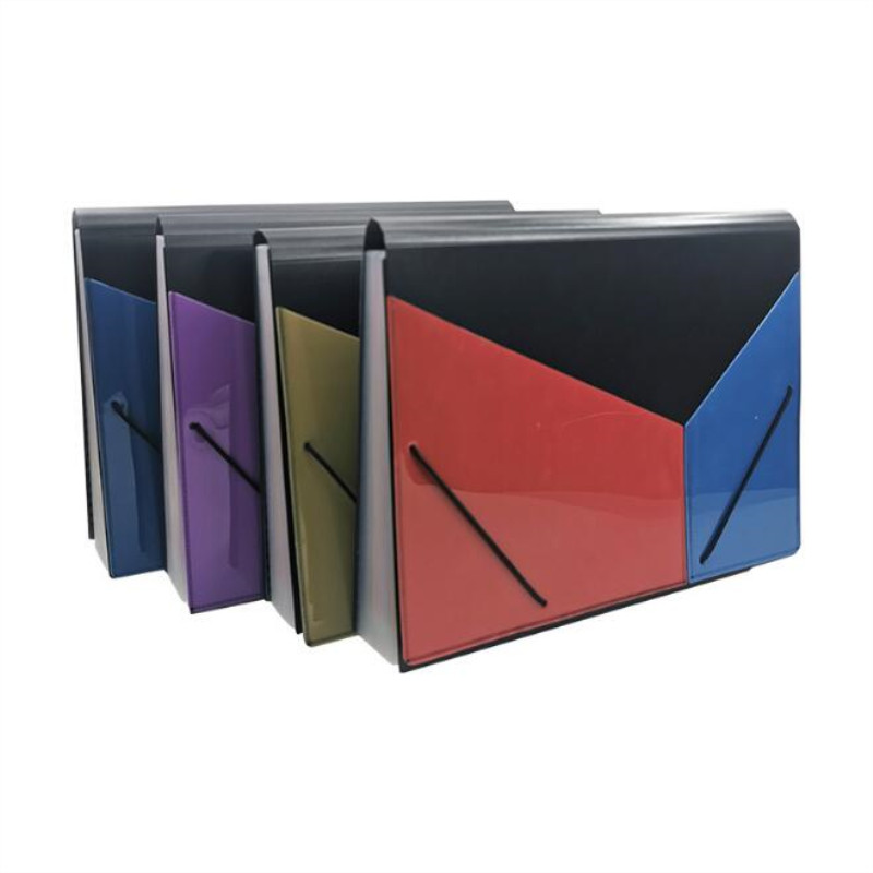 office Rainbow 13 Pockets folder Expanding File A4 Folder Document Organizer Plastic 500 Sheets Large Capacity