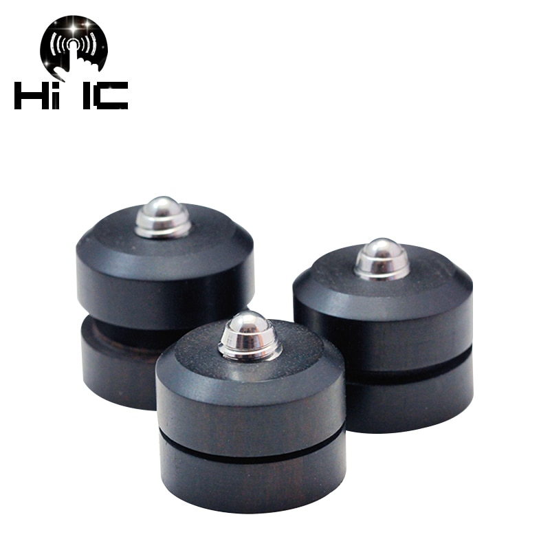 HIFI Audio Speakers Amplifier Preamp DAC CD Player Ebony Triple Suspension Absorber Foot Feet Pads Vibration Stands Spikes