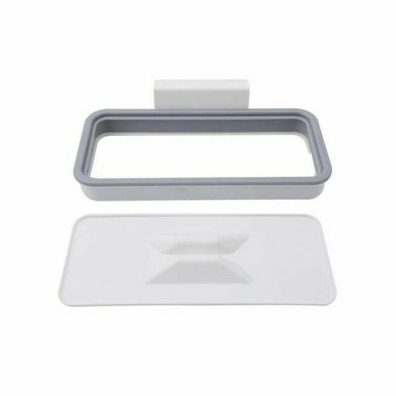 1 pc Kitchen Trash Bag Rack Plastic Cupboard Door Back Trash Garbage Bag Hanging Rubbish Bag Storage Rack