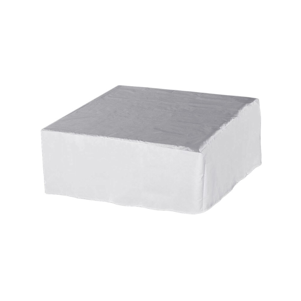Vattentät dammtät utomhus trädgårdsstol bord badkar spa dammskydd oxford tyg fallande löv skydd skydd fodral: Silver- / 244 x 244 x 90cm