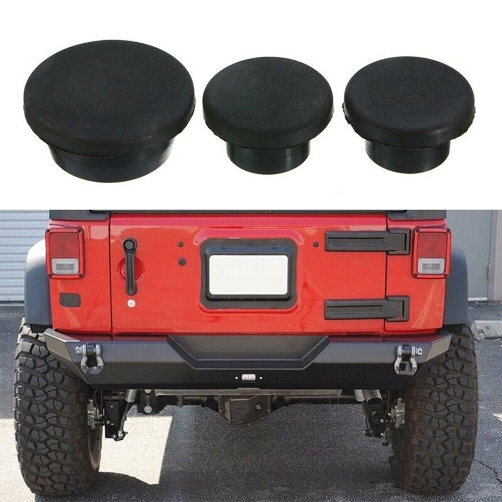 Accessoires Gemonteerd Vervanging Achterklep Plug Set Spare Auto Rubber Band Drager Verwijderen Auto Rear Deur Voor Jeep Jk