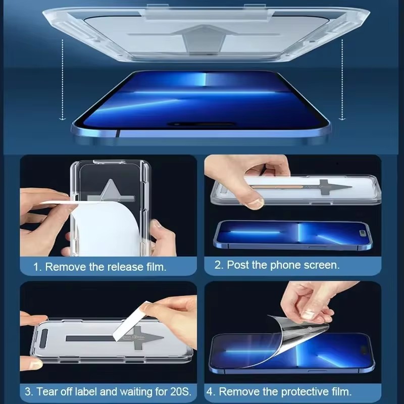3 pieces Screen Protector For Google Pixel 9 Pro 9a XL 8Pro 8A 7a 7 6a 5G Tempered Glass With Automatic Aids installer Cover