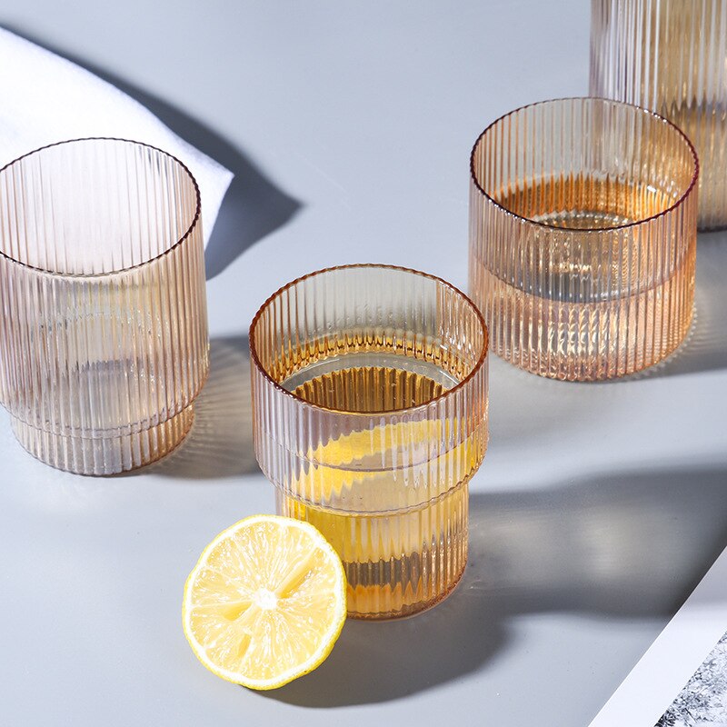 Set of 2-classical home morning water glass office water juice glass cup GLA-1520