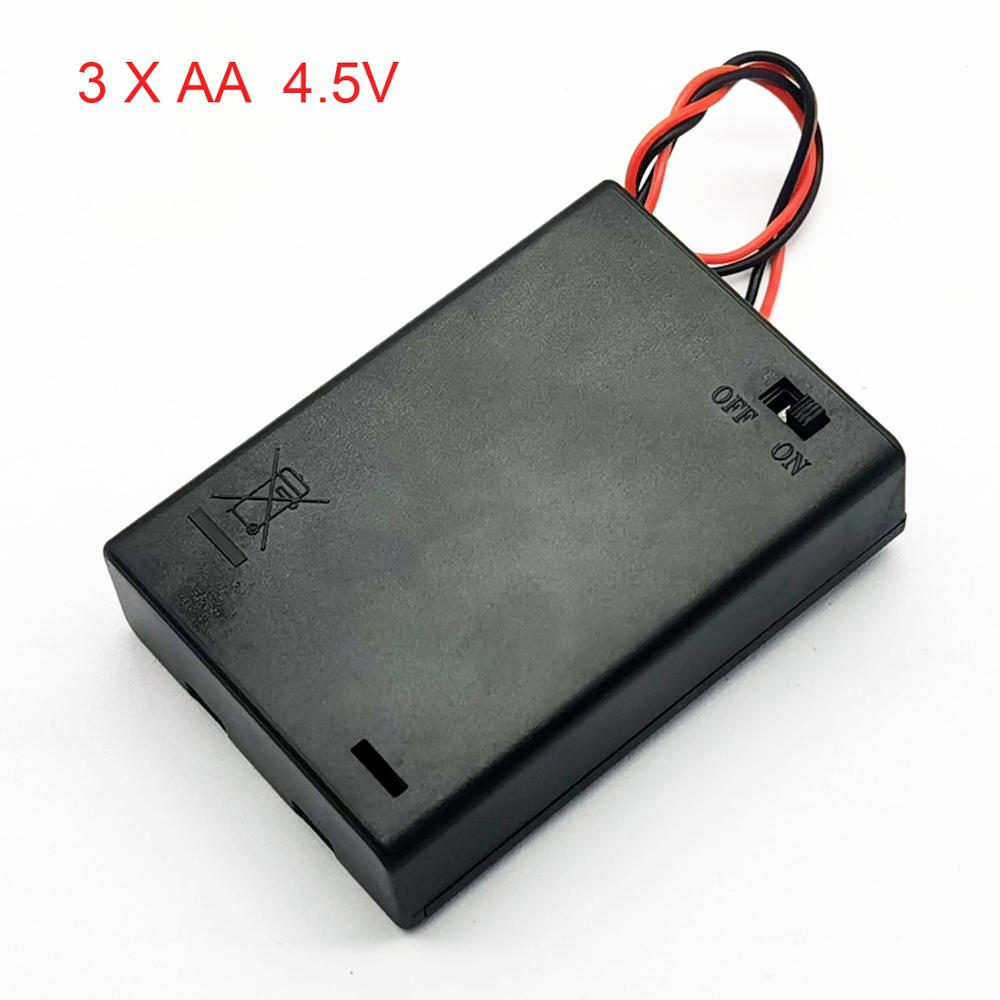 3 Aa 4.5V Batterij Houder Doos Battery Case Met Schakelaar 3 Aa Batterij Box 4.5V