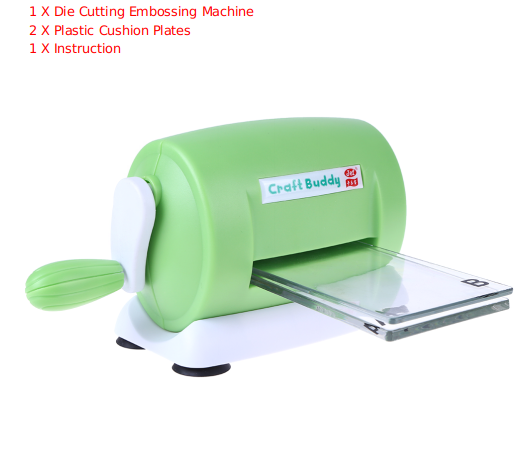 DIY Plastics Paper Cutting Embossing Machine Home Scrapbooking Paper Cutter Plastic and Metal Portable Tool Mould Machine: 4