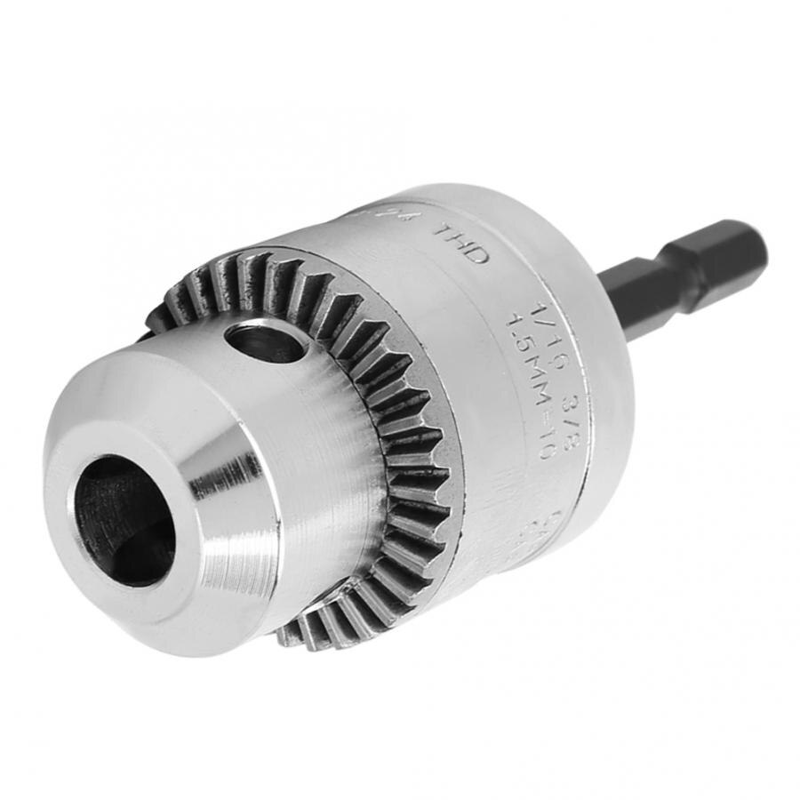 1.5-10mm 3/8-24UNF Drill Chuck with Keyless Drill Chuck Driver Converter