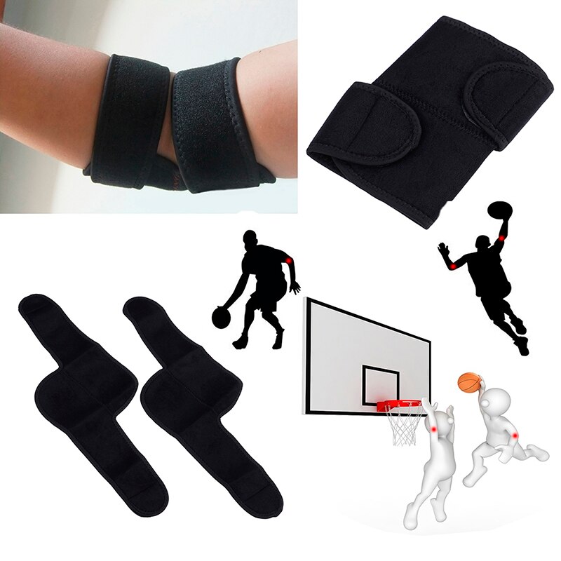 Adjustable Athlete's Strap Elbow Pads Basketball Badminton Tennis Golf Elbow Support Lateral Pain Syndrome Epicondylitis Brace