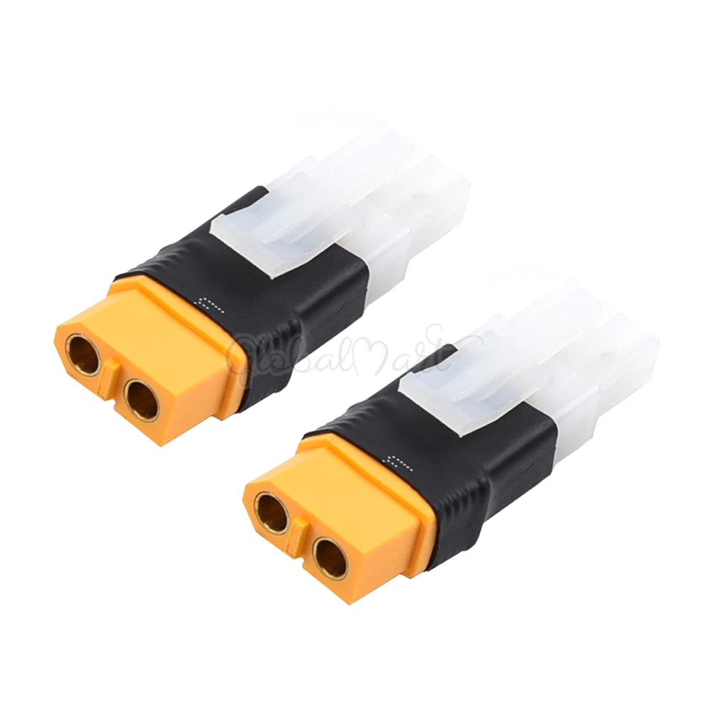 Adaptador de enchufe XT60/T a Tamiya, conversión de batería macho hembra, accesorios de conector Dean, piezas para aviones RC, coches, helicóptero: Verde claro