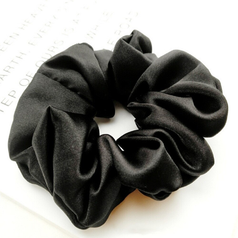 Faux Zijde Chouchou Vrouwen Meisjes Elastische Haar Elastiekjes Accessoires Gom Voor Vrouwen Tie Haar Ring Touw Paardenstaart Houder