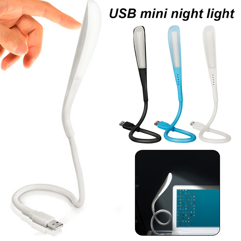 Flexibele Led Touch Usb Licht Ultra Heldere 14 Leds Draagbare Mini Usb Led Lamp Voor Laptop Notebook Pc Computer