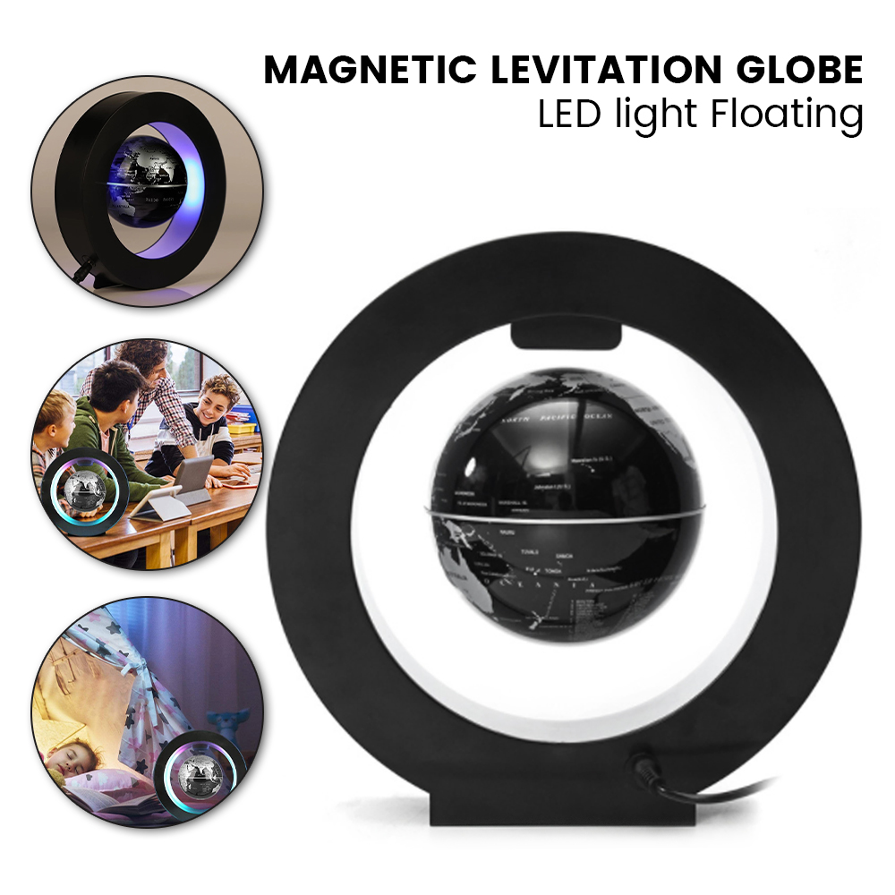 Schwebende Lampe Magnetische Levitation Globus LED Weltkarte Elektronische Anti-schwerkraft Lampe Pädagogisches Spielzeug nacht lichter Wohnkultur
