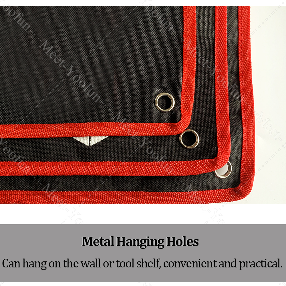 Tool Hand Repair tools Practical Canvas Tool Bag wrench tool roll up Foldable Spanner Organizer Pouch Case hand tool storage bag
