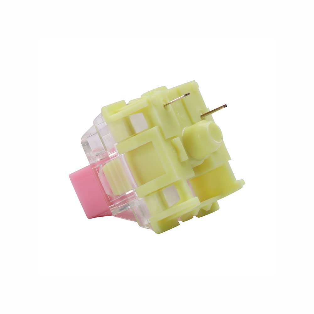 Mechaniczna klawiatura 37g 3 piny przełączniki liniowe SMD RGB niestandardowe srebrne Hot Swap gładkie fabrycznie smarowane TTC Gold