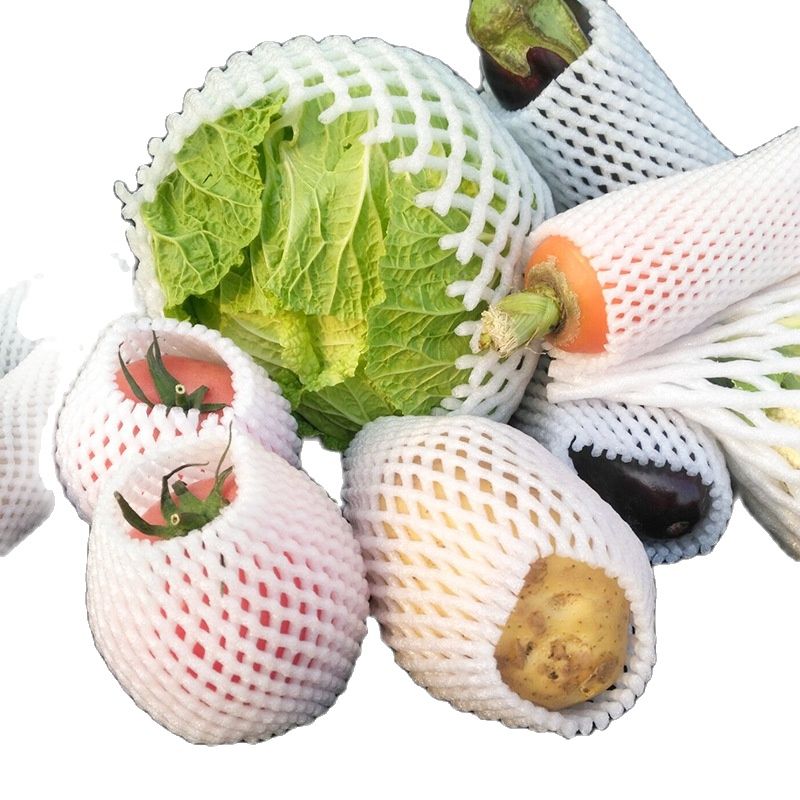 Schuim Netto Mouwen Pocket Shockproof Bescherming Vervoer Verpakking Wijn Glazen Fles Breekbare Artikelen Groente Fruit Dikker Netje