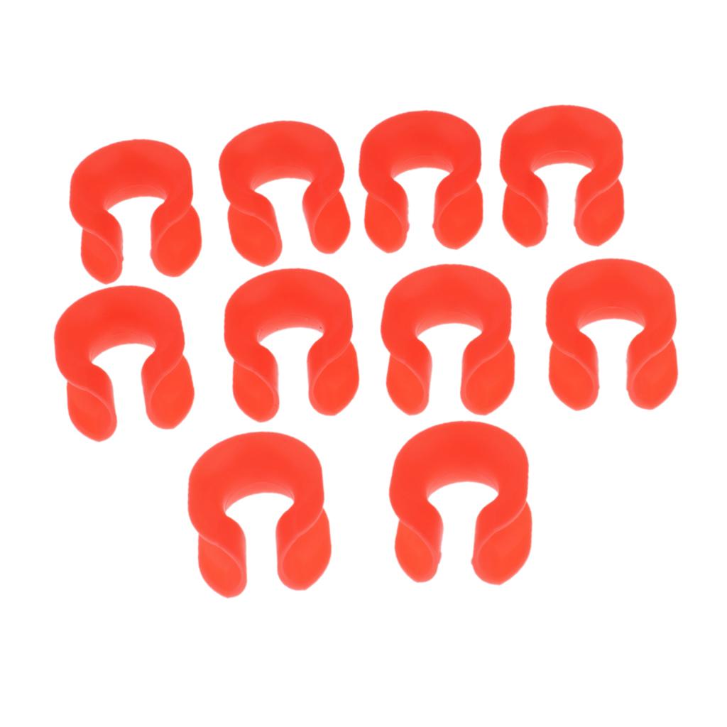 10 peças protetor de manga de corda de escalada acessórios de dedais para serviço de treinamento de escalada