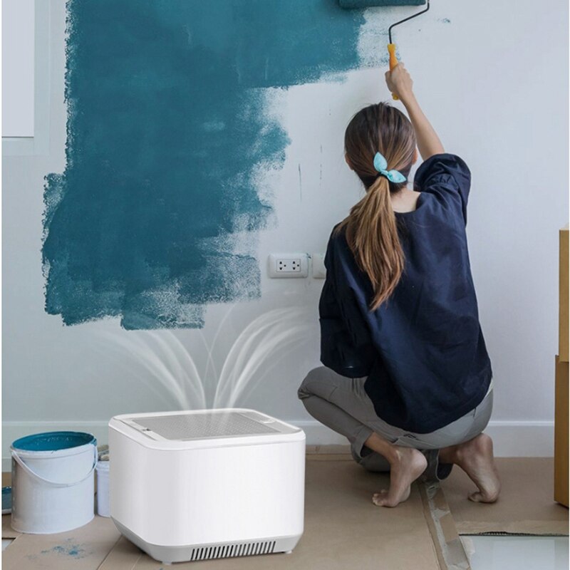 Air Purifier Uv Lamp Steriliser Box Home Hepa Filter Formaldehyde Pm2.5 Odor Air Purifier Air Cleaner Desktop