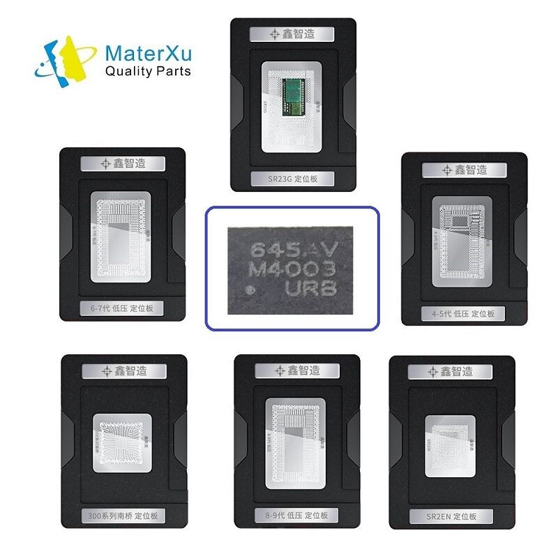 10in1 kit MasterXu XZZ Mac CPU BGA Reballing stampino piattaforma per Macbook SR40B SR2EN SR23G SSR2C4 2018 aria pro strumento di saldatura