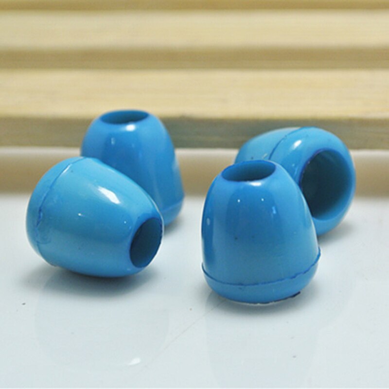 30Pcs Height 13mm hole 5mm /7.5mm Bell Stopper With Cord Ends Lock Stopper Plastic Toggle Clip for Paracord Clothes Accessories: Nickel