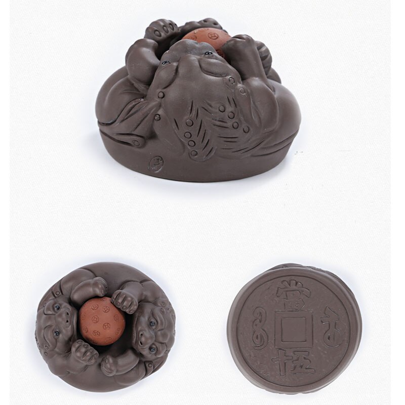 Ceramic Lucky Tea Pets Decoration Tea Ceremony Jewelry Tea Set Transport Cart Tea Set Tea Ceremony Accessories