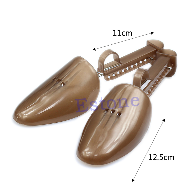 Willekeurige Kleur Mode 1 Paar Verstelbare Mannen Plastic Schoenen Boom Keepers Ondersteuning Brancard Shoe Shapers Solid
