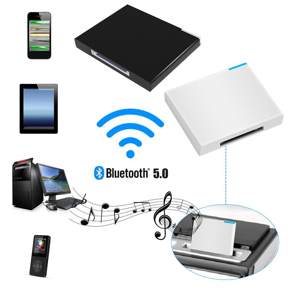 Stero Sound Dock für iPod/iPhone 30 Pin Musik adapter Bluetooth 5,0 Audio Receiver Wireless