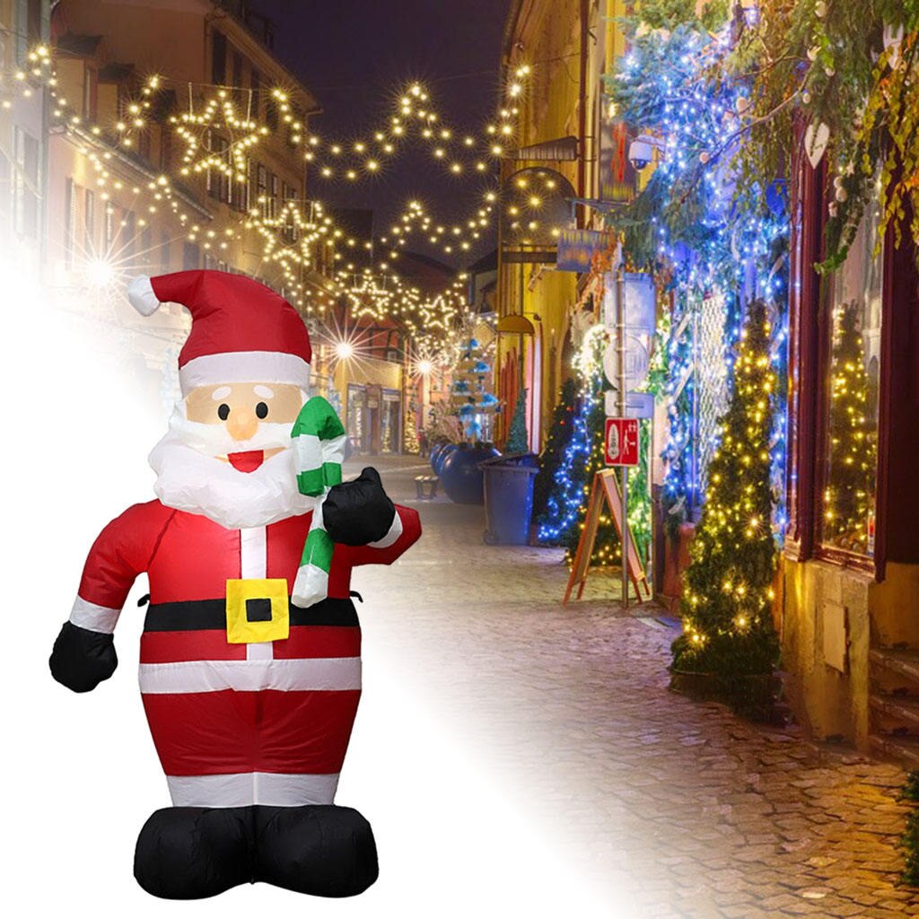Kerst Kerstman Kerst Decor Met Led Licht Kerst Rekwisieten Voor Outdoor