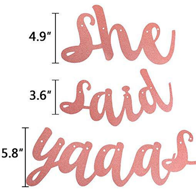 Glitter Paper Letters Banners Hanging Streamers Miss to Mrs DIY Garland Banner for Wedding Bridal Party Decoration