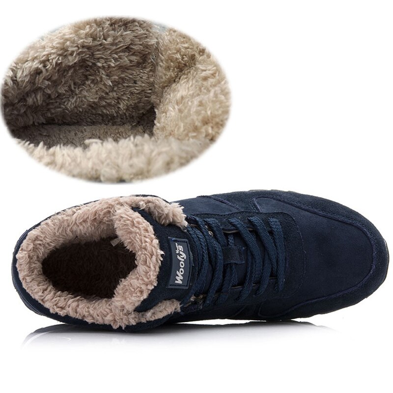 Heren sneakers warme winterschoenen heren casual schoenen sneakers warme bont sneeuw heren sneaker casual sneaker heren schoenen plus size