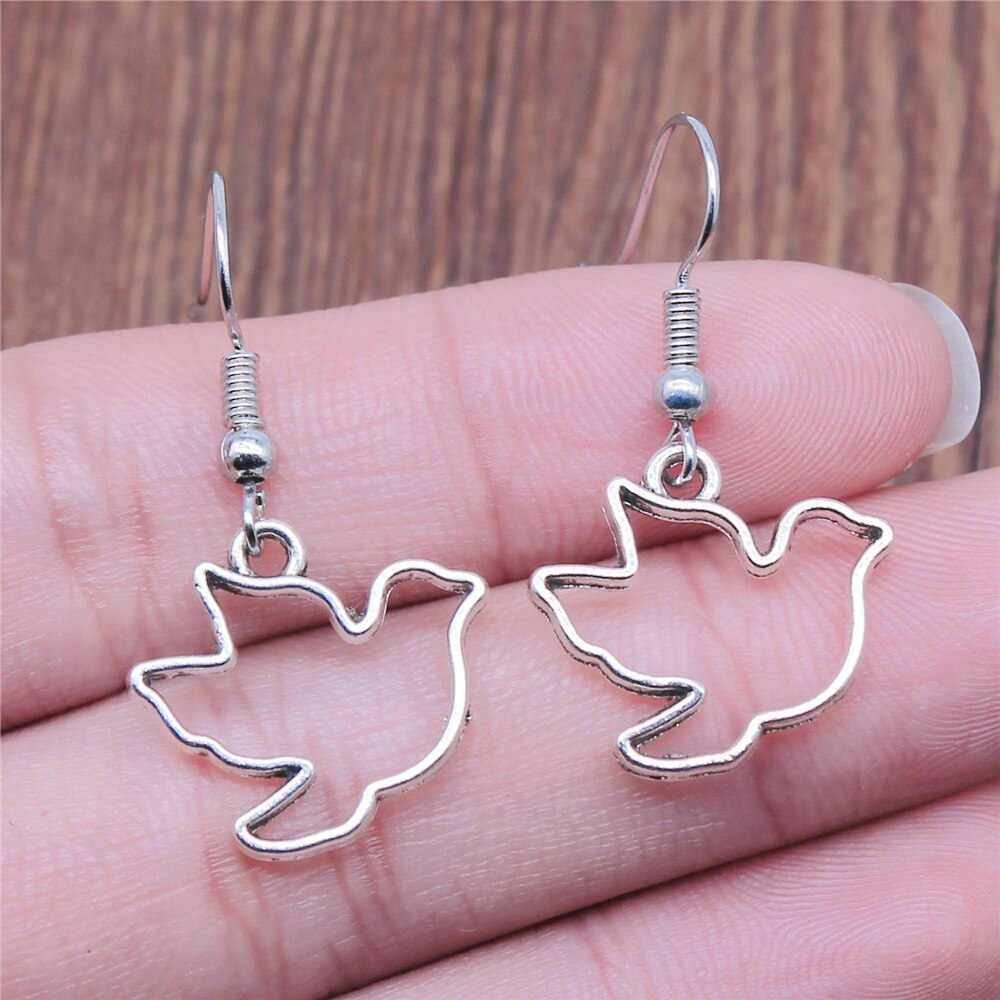 1 Pair Hook Earrings Phoenix Earring Connector Earring For Women Dangle Earring: 17x19mm