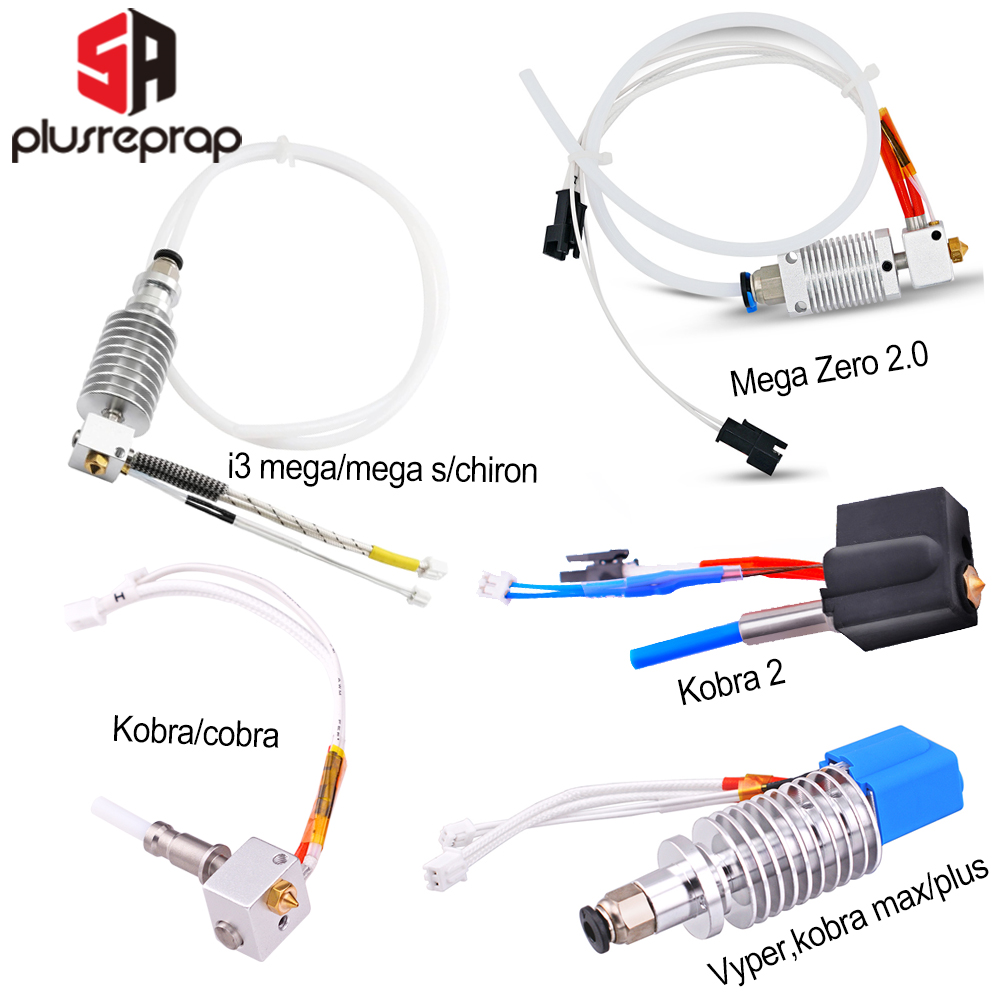 12V 24V J-Head Hotend with 0.4mm Nozzle Silicone Sock PTFE Tube for Anycubic Vyper Cobra Kobra2 Max Plus Mega Zero2.0 3D Printer