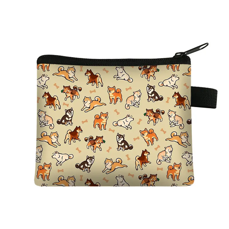 Simpatico gattino gatti/cuccioli stampa portamonete per adolescenti borse da scuola per bambini bambini donne per viaggio borsa portamonete d'argento portatile: lqbxchongwu11