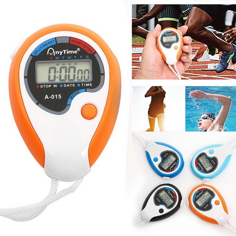 Multifunctionele Atletiek Concurrentie Stopwatch Scheidsrechter Training Running Fitness Student Timer Elektronische Stop Horloge