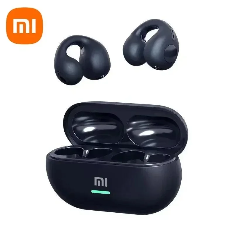 Xiaomi Bluetooth Bone Conduction Earphones Wireless HiFi Stereo Sports Headphones Waterproof with Microphone for Gaming Music: GRAY