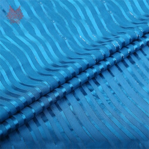 Lujo lurex stripe brocado 100% tela de seda pura para vestido de 8mm SEDA natural tissu tecidos stoffen telas para coser SP5255