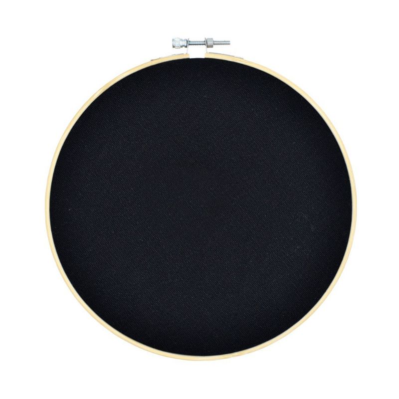 Geëmailleerde speld display wandhanger glitter speld display speld houder canvas borduurring: Zwart 2