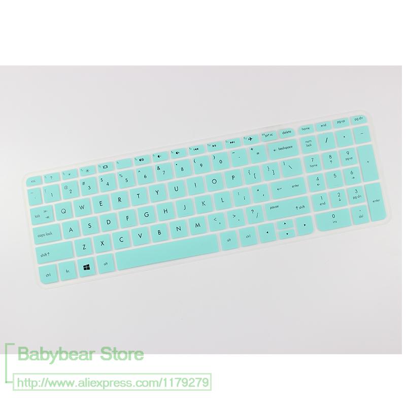17.3 polegada de Silicone teclado do laptop tampa da pele Para HP Pavilion 17 17-ab419ur 17-ab403nf 17-ab406nq 17-ab422ur 17-ab455nd ab497nd: whiteblue