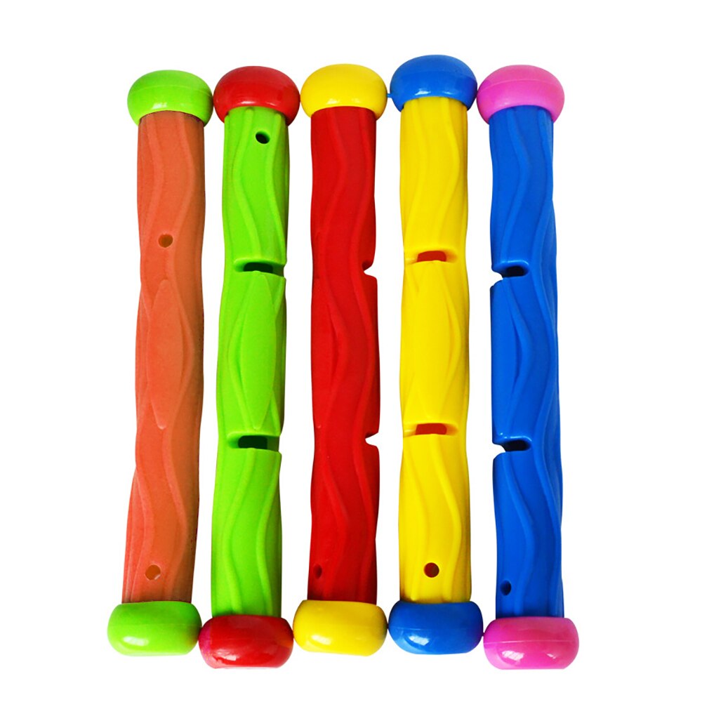 5 Pcs Onderwater Zwemmen Duiken Zwembad Speelgoed Multicolor Duiken Stok Speelgoed Onder Water Games Training Duiken Sticks Grappig Spel Speelgoed