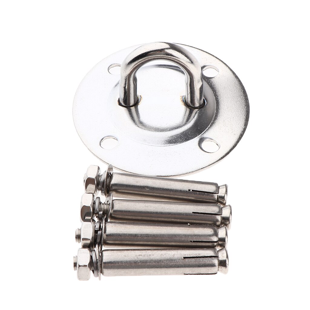 Ceiling & Wall Stainless Steel Anchor Bracket Hook for Aerial Training Straps Hammock Swing