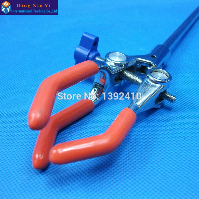 Abrazadera de laboratorio para tubo de ensayo, 1 unidad, 0-70mm, tres puntas de extensión, ajuste único