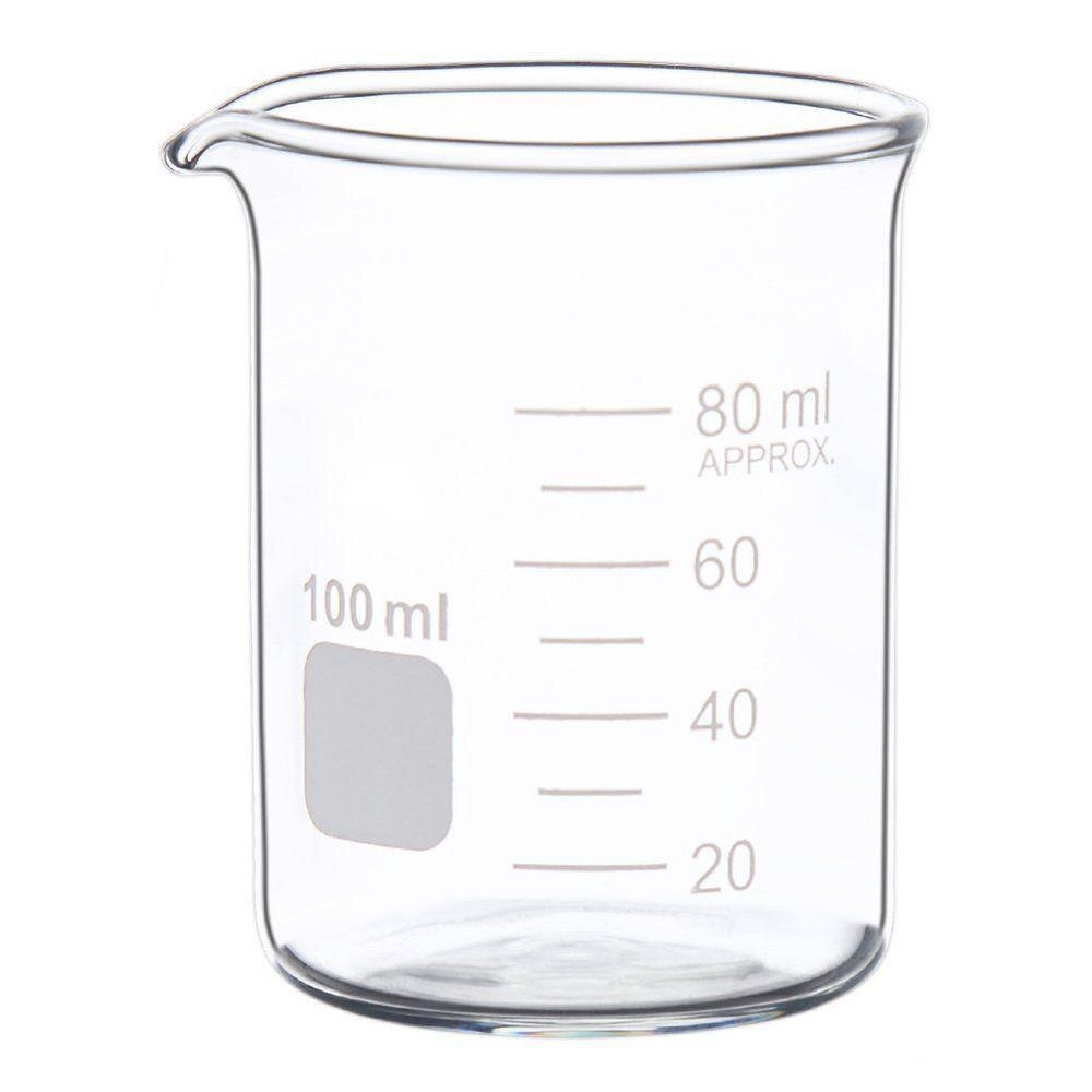 Glass Measuring Low Form Beaker Set 50ml 100ml 250ml Glass Beaker Pyrex Beaker Lab Measuring Cup