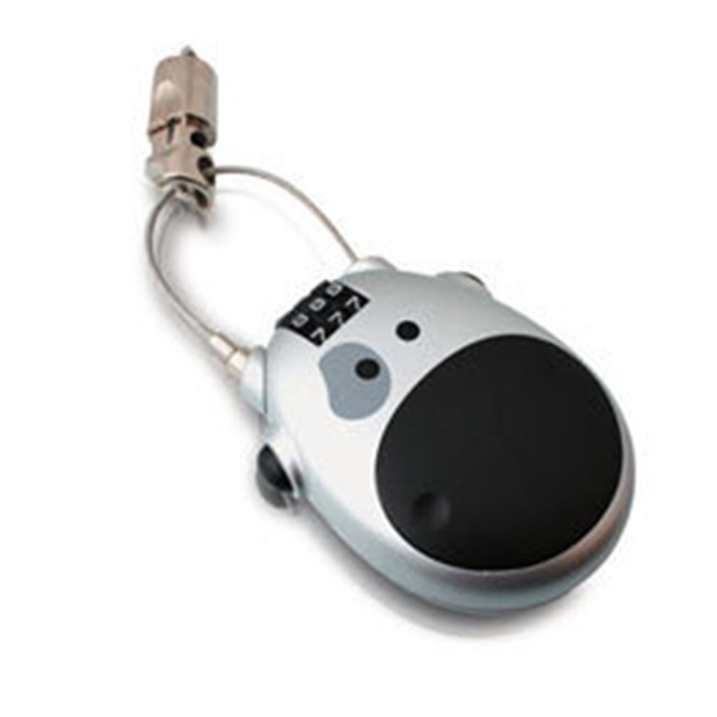 Universal Password Lock Telescopic Wire Rope Steel Cable Code Lock Suitcase Car Sled Motorcycle Helmet Password Lock