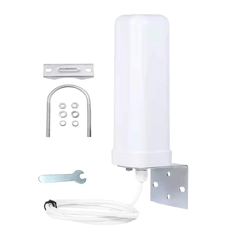 3G 4G 5G Barrel Outdoor Antenna Dual Interface SMA TS9 CRC9 16-18dBi Router Network Card External 698-960 / 1710-2700MHZ: Default Title