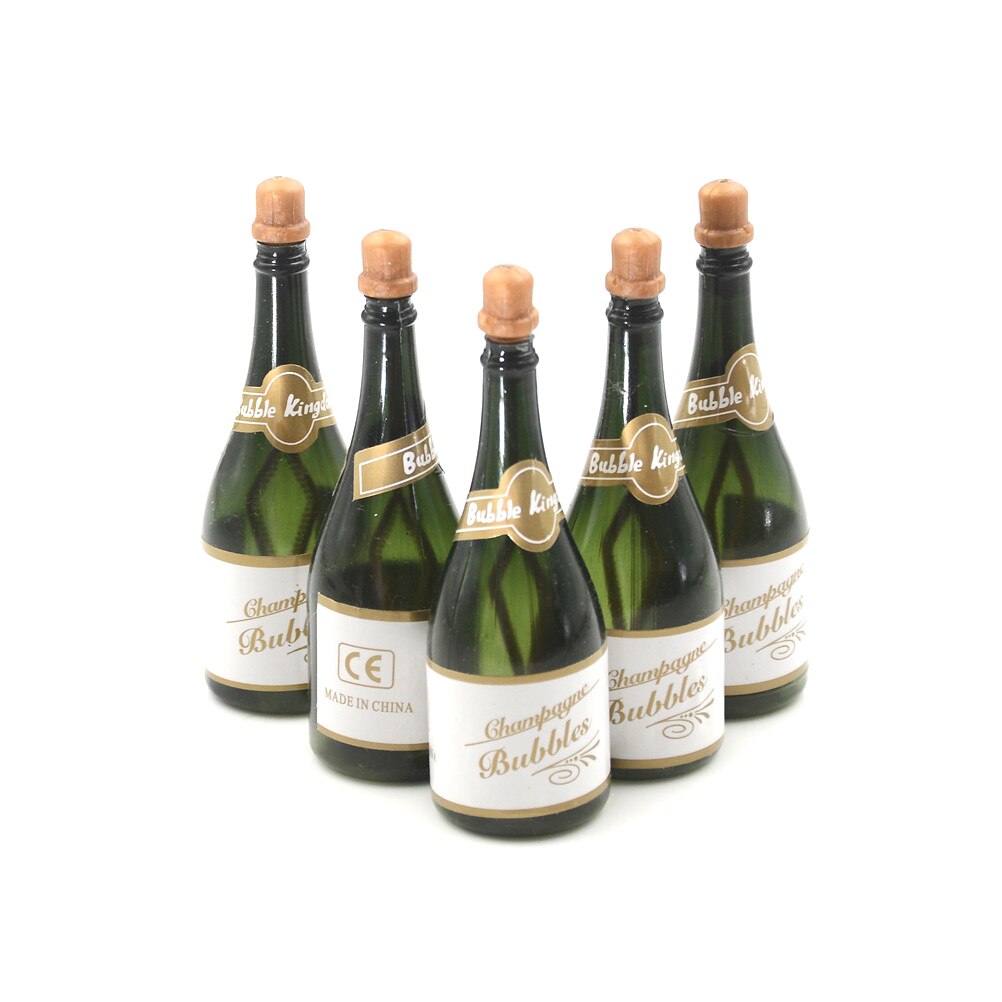 5 Stks/set Kids Favoriete Klassieke Speelgoed Bellen Best Birthday Party Champagne Fles Diy Self Watering Bubble Flessen