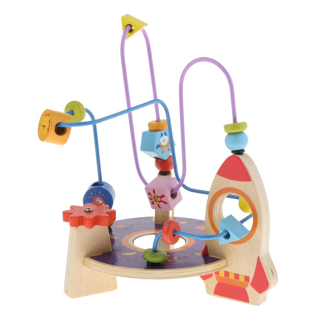 Kraal Doolhof Achtbaan Houten Educatief Cirkel Vroege Ontwikkeling Speelgoed Voor Kids Peuters 3 Jaar Oude En Up