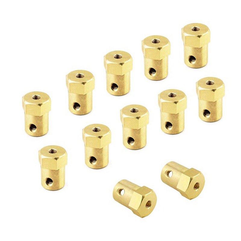 20 Pieces 7Mm Motor Flexible Coupling Coupler Connector With Screws For Car Wheels Tires Shaft Motor Accessories